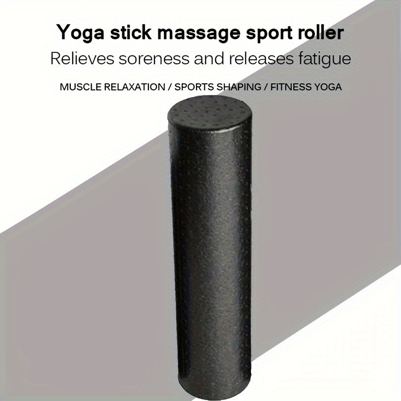 NNETM Yoga Foam Roller for Muscle Massage, Stretching & Relaxation(Black)-2
