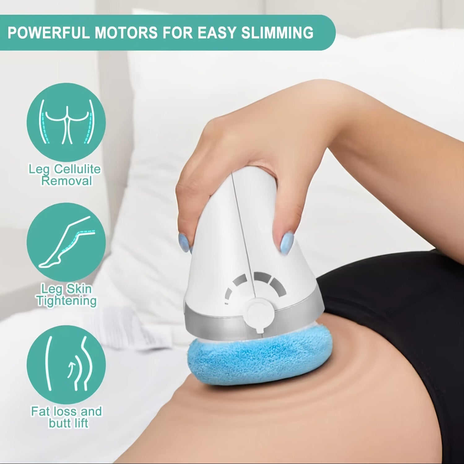 NNETM Body Sculpting Machine Cellulite Massager - White-3