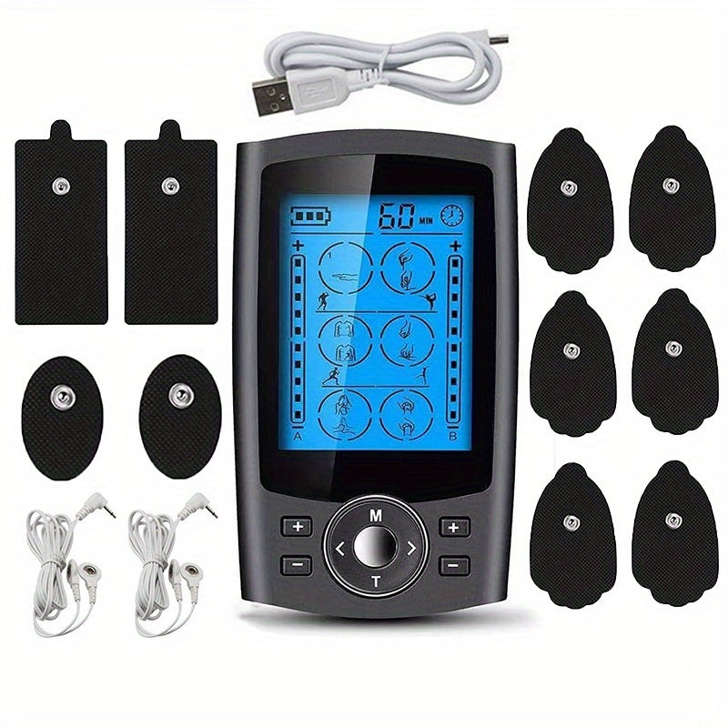 Digital TENS Muscle Stimulator – 36 Modes EMS Acupuncture(Black)-0