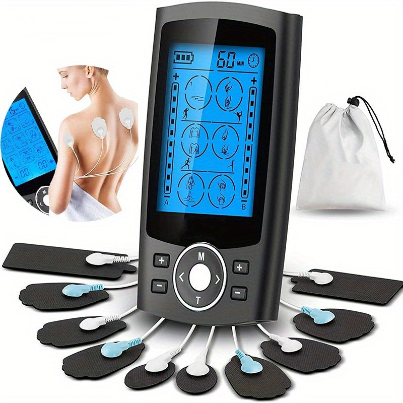 Digital TENS Muscle Stimulator – 36 Modes EMS Acupuncture(Black)-3