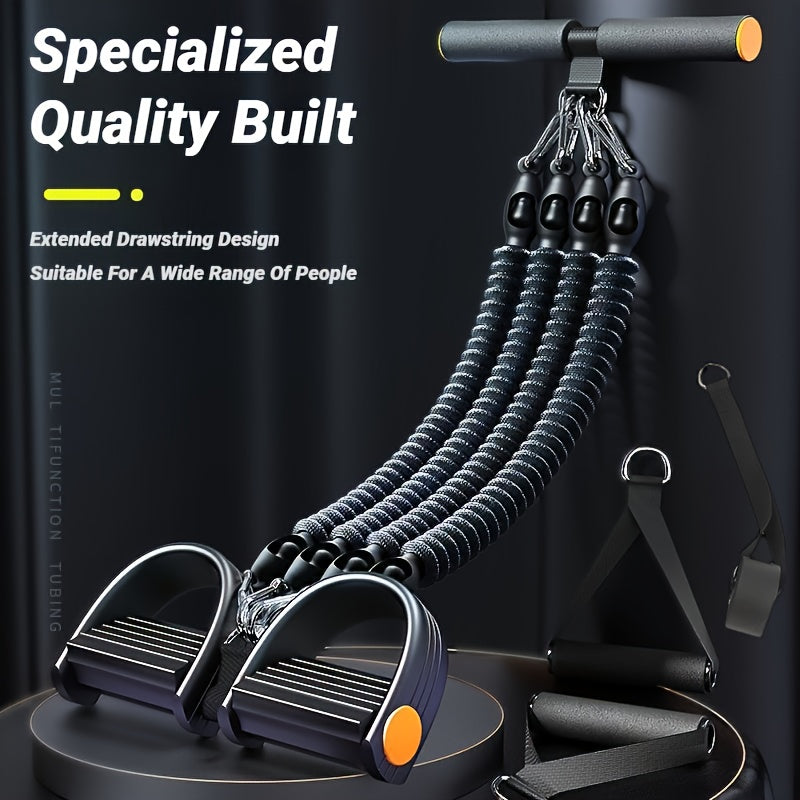 NNETM Stackable Tension Bands Abdominal Exercise Tool-4
