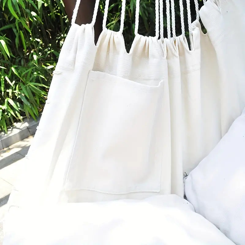 NNETM Nordic Style Cotton Hammock Chair Swing-3