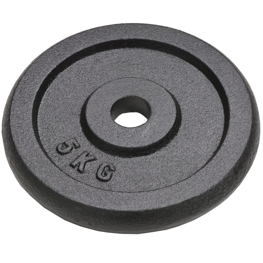NNEVL Weight Plates 4 pcs 2x10 kg+2x5 kg Cast Iron-1