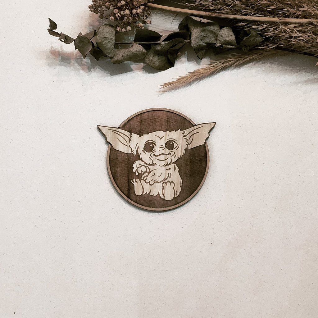 Set of 4 Gremlins Wooden Coasters