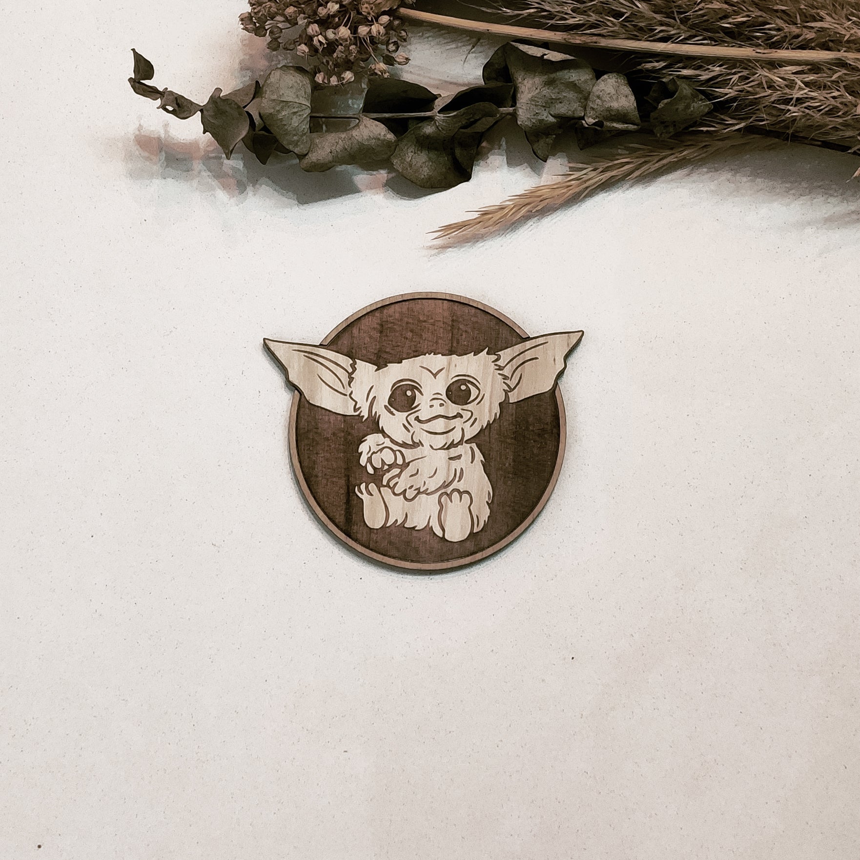 Set of 4 Gremlins Wooden Coasters