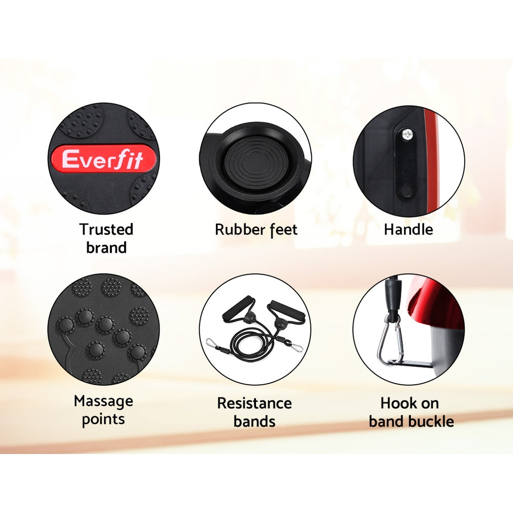 NNEDSZ Vibration Machine Machines Platform Plate Vibrator Exercise Fit Gym Home-4