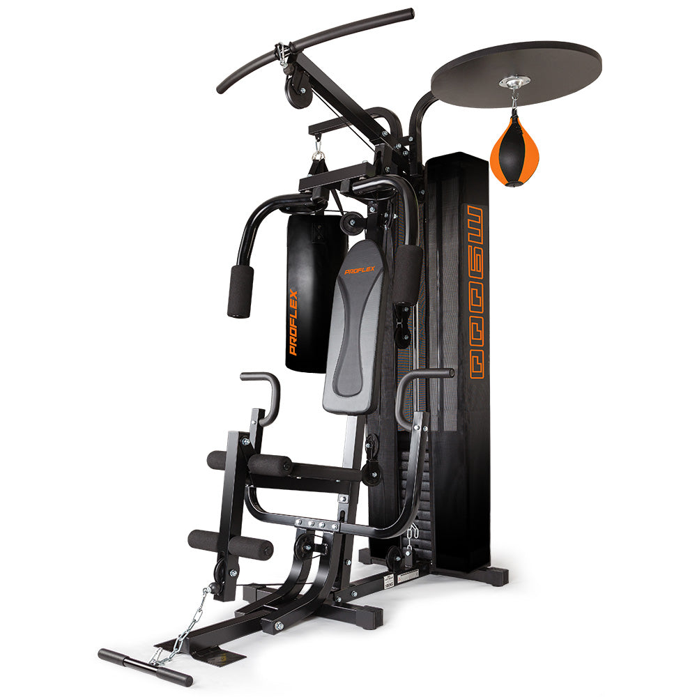 NNEMB Bench Press Pull Downs Boxing Multi Station Home Gym-M9000-0