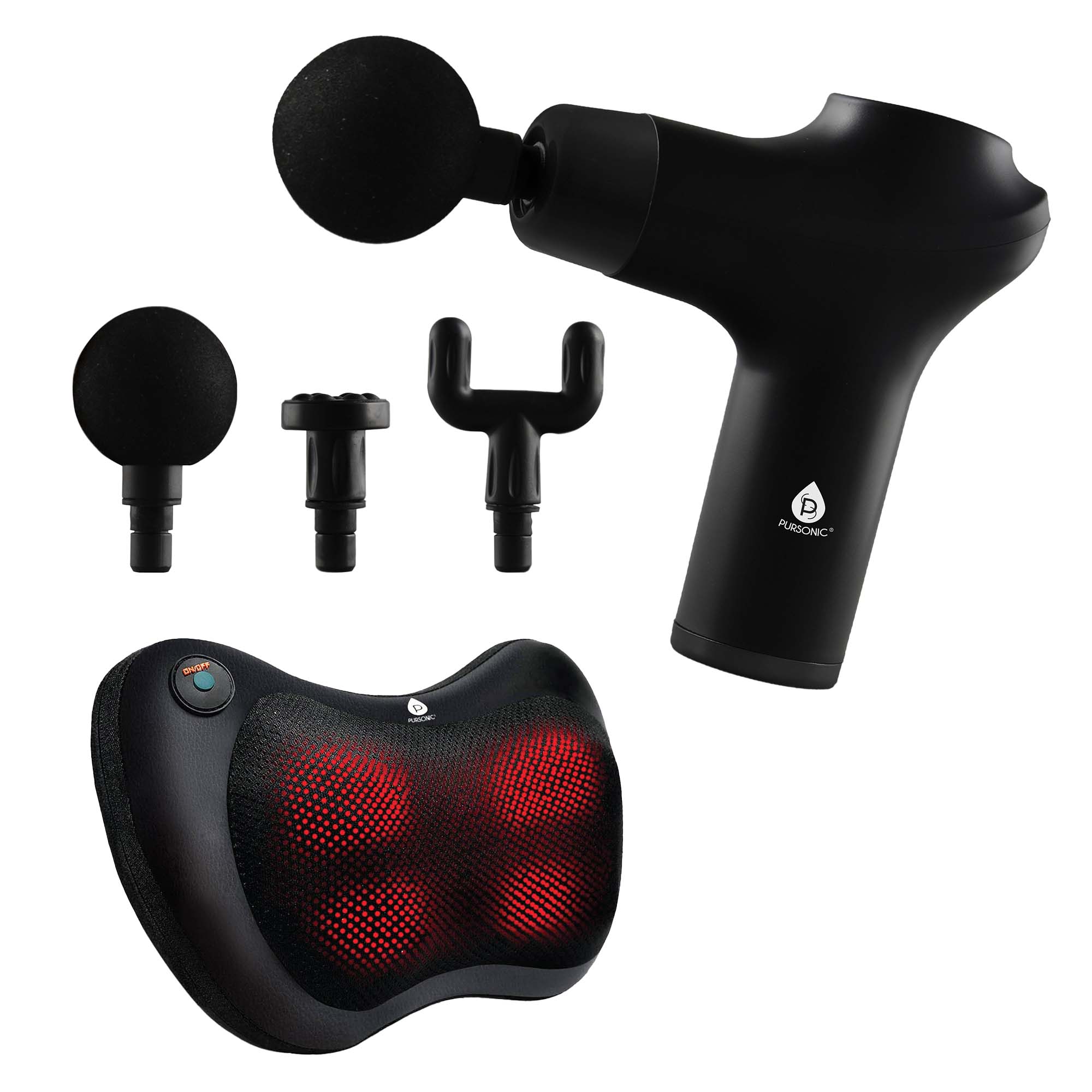 Massage Therapy Gun & Shiatsu Massager