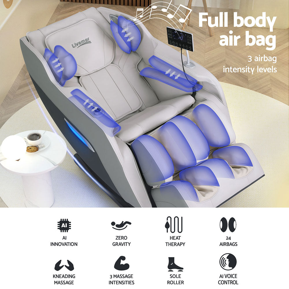 NNEDSZ Livemor Massage Chair Electric Recliner Home Massager Brisa-3