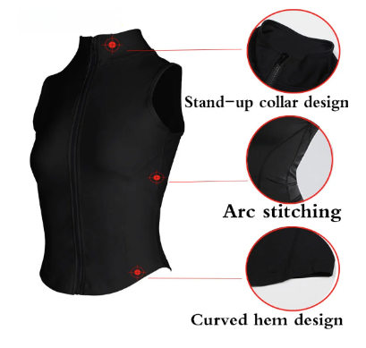 NNEOBA Women’s High Neck Sleeveless Sports Vest-4
