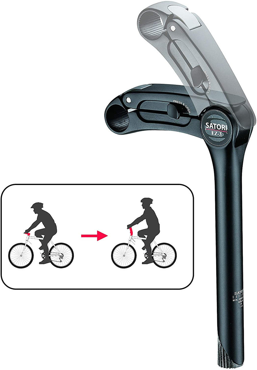 NNEDSZ Satori EZ3 Quill Height Adjustable Stem MTB Mountain Quick Release-0