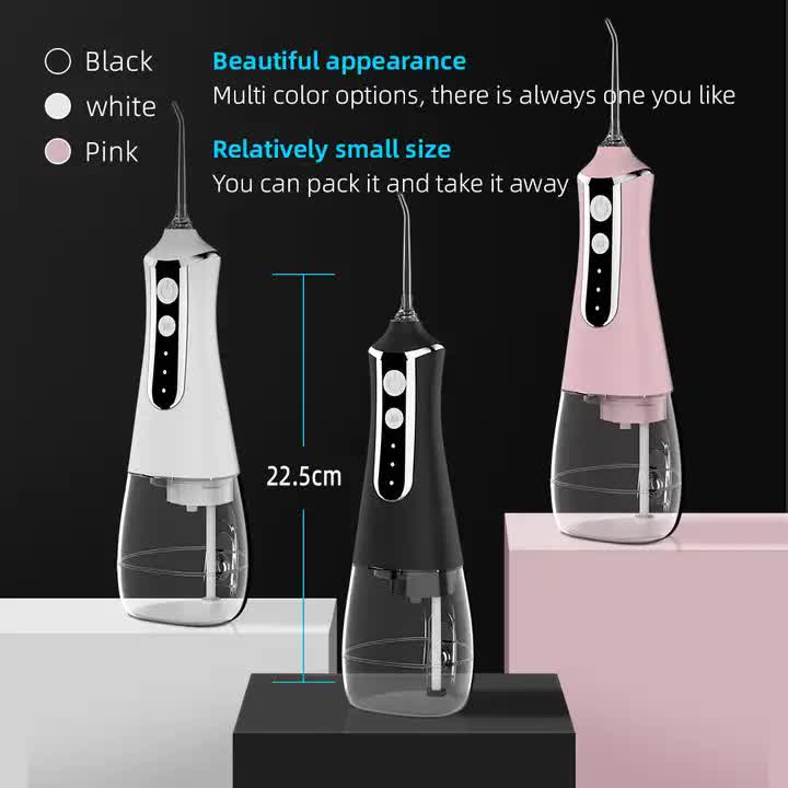 NNEDSZ L10 White Portable Handheld Electric Water Flosser – Rechargeable Teeth Cleaner for Home Use-1