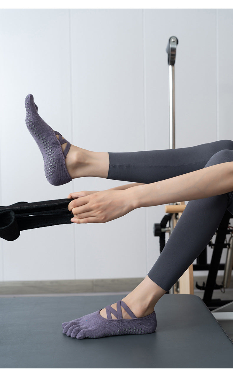 Non-Slip Toe-Grip Yoga & Pilates Socks