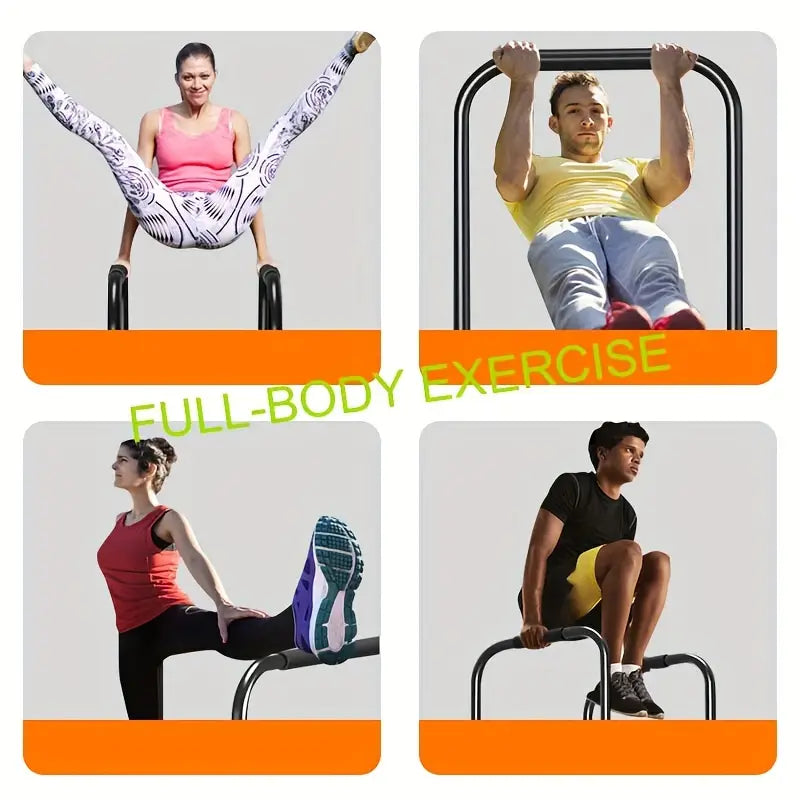 Heavy Duty Adjustable Dip & Pull-Up Bars