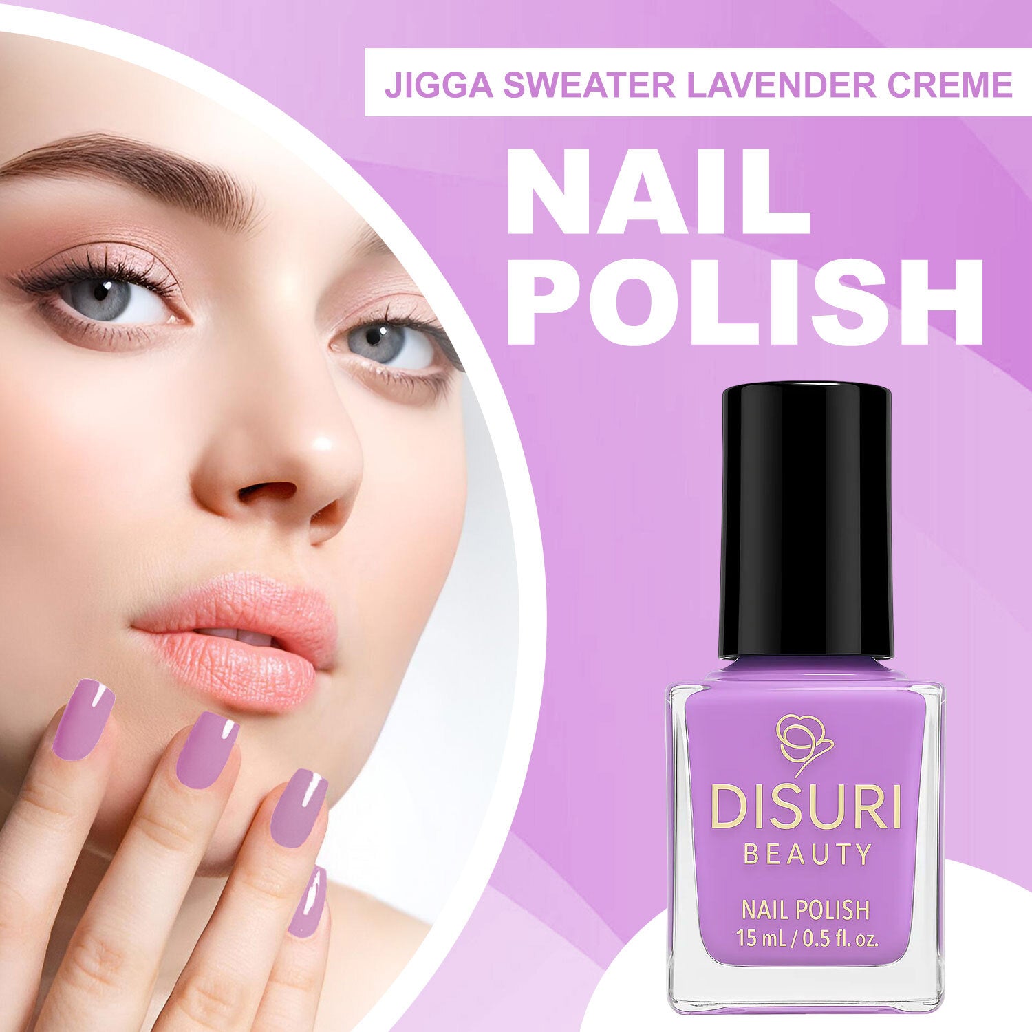 Vegan Pastel Lavender Nail Polish