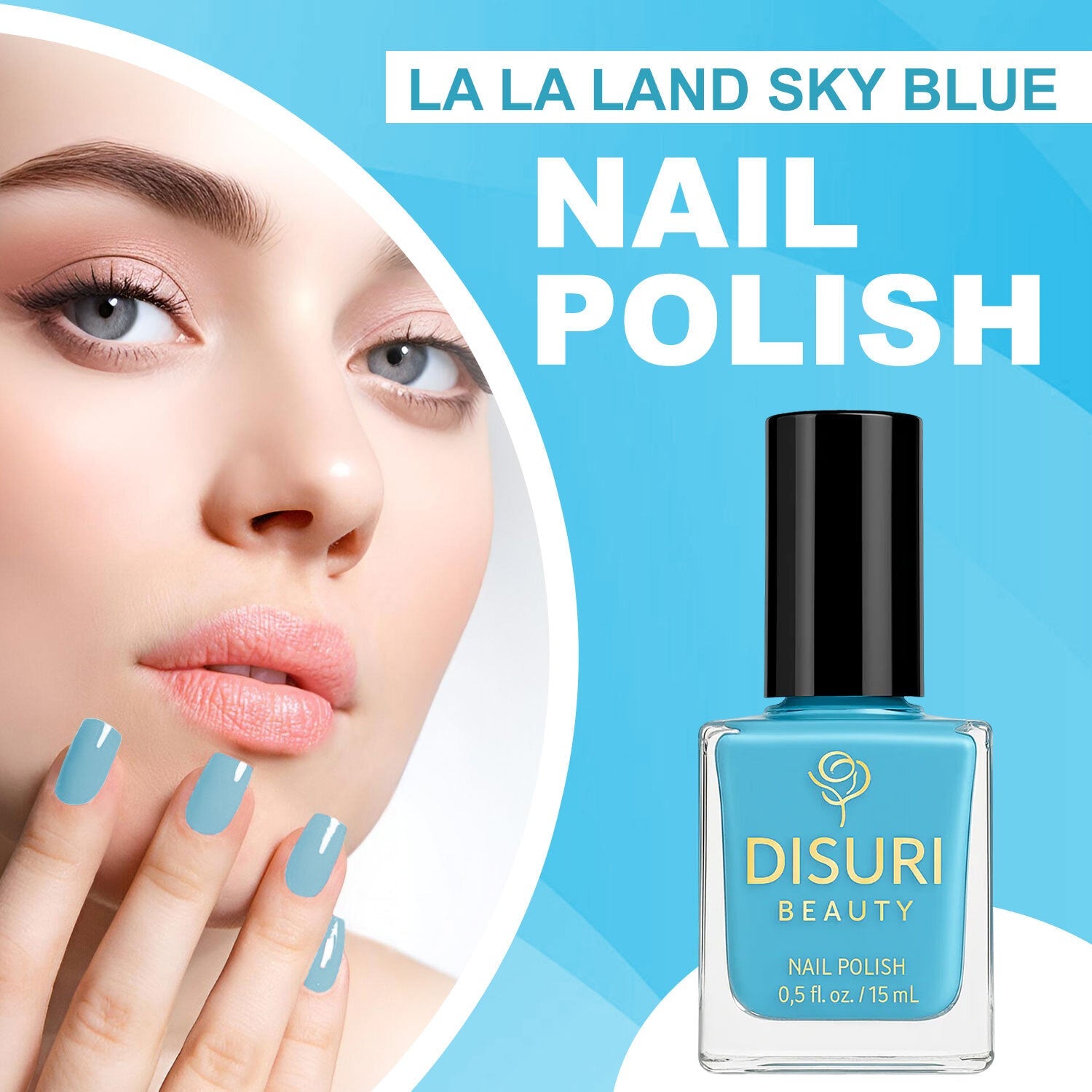 Vegan Sky Blue Nail Polish