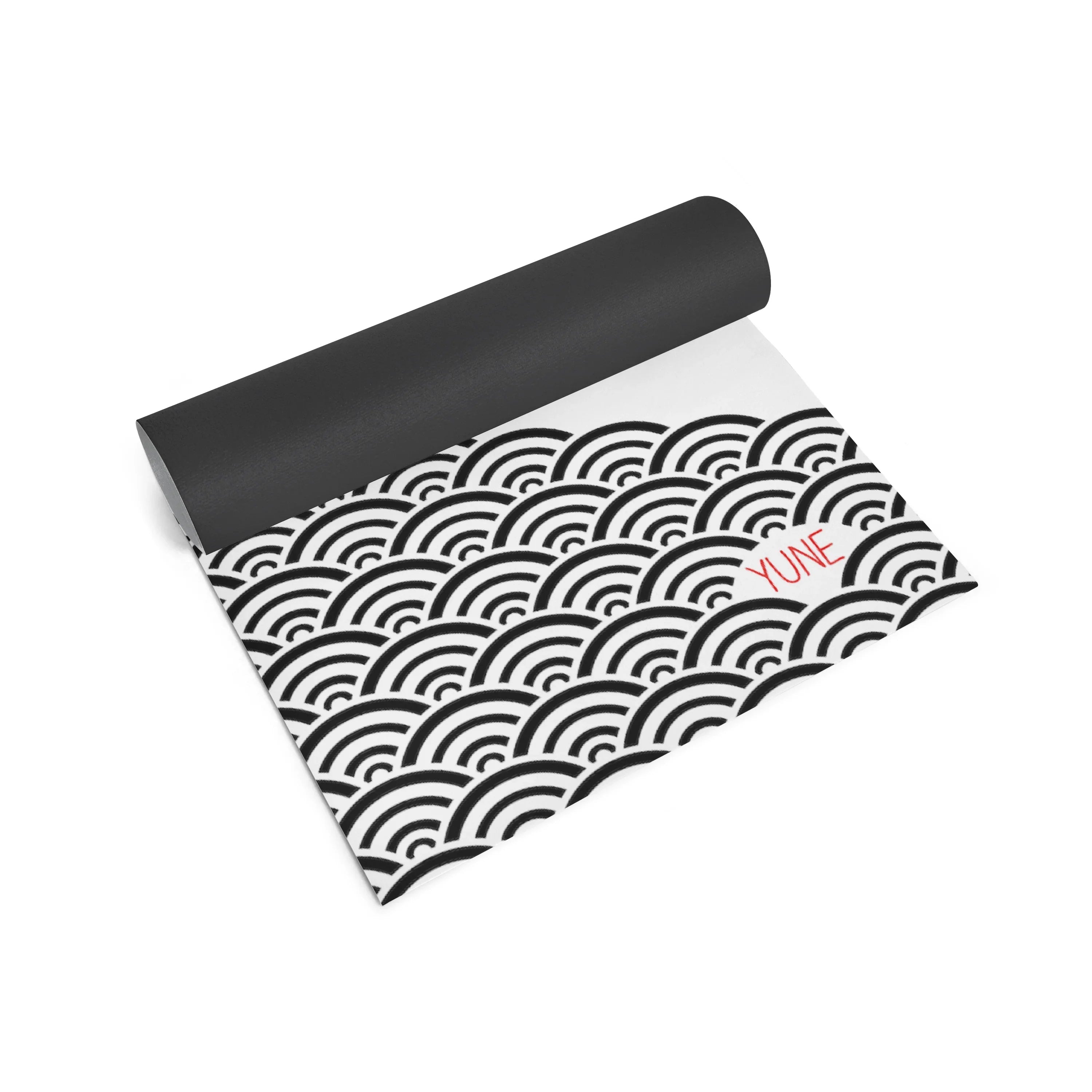 Yoga Mat | 6mm Thick | White Black | Non-Slip | Eco Friendly | Yune Yoga | Toru-2