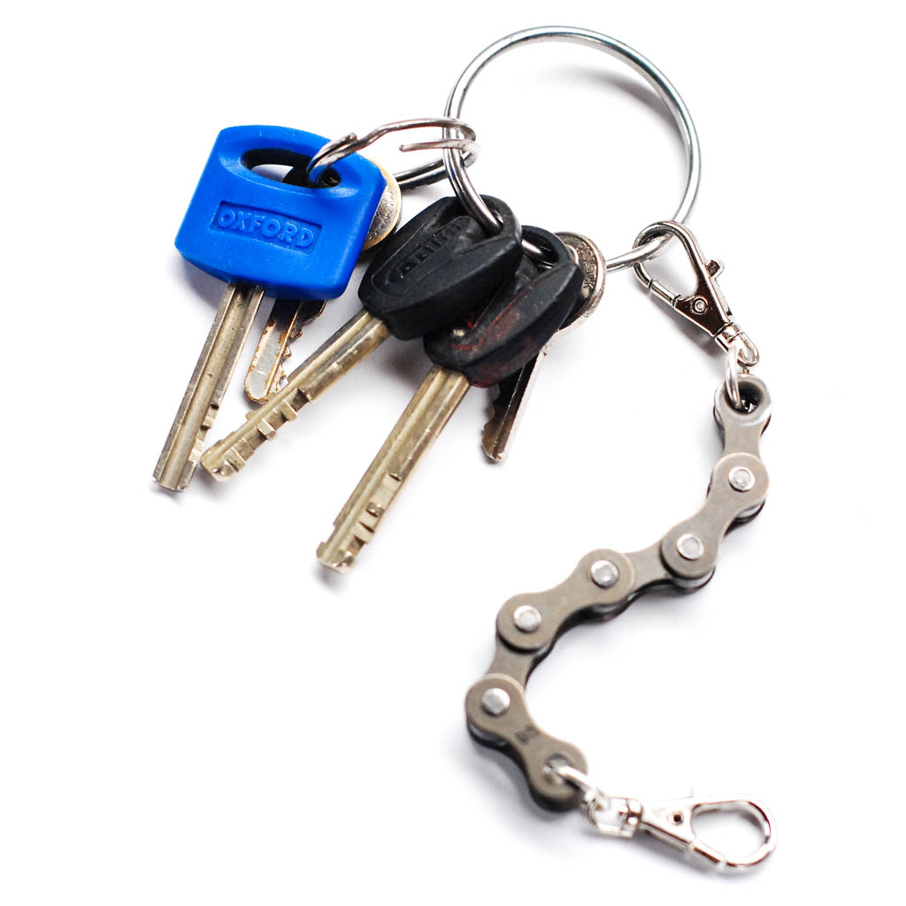Recycled Bike Chain Keyring